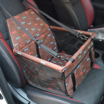 Siège Auto Douillet pour Chien – Voyagez en Sécurité et Confort avec Votre Petit Compagnon