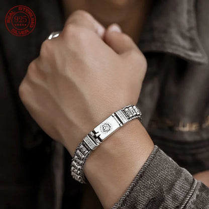 Bracelet unisexe en argent 925 – Style classique