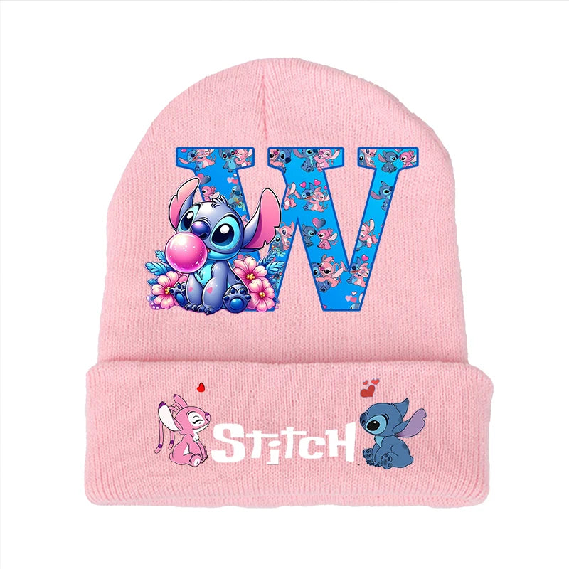 Bonnet Stitch Disney Enfant - Chapeau Tricoté Laine Hiver Kawaii