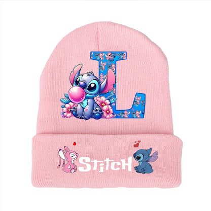 Bonnet Stitch Disney Enfant - Chapeau Tricoté Laine Hiver Kawaii