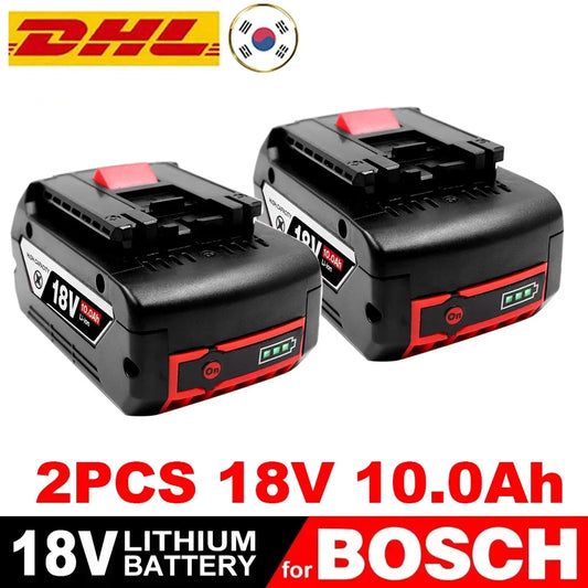 Bosch 18V professionnel GBA GBH GSR GSB BAT618 BAT609 BAT620 outil de batterie d'origine 18V 10.0Ah pour remplacer la batterie.