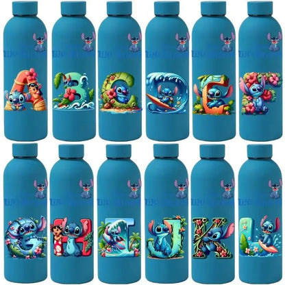 Gourde Stitch Disney 500ml Acier Inoxydable - Bouteille Eau Sport Isotherme