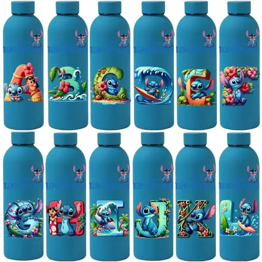 Gourde Stitch Disney 500ml Acier Inoxydable - Bouteille Eau Sport Isotherme