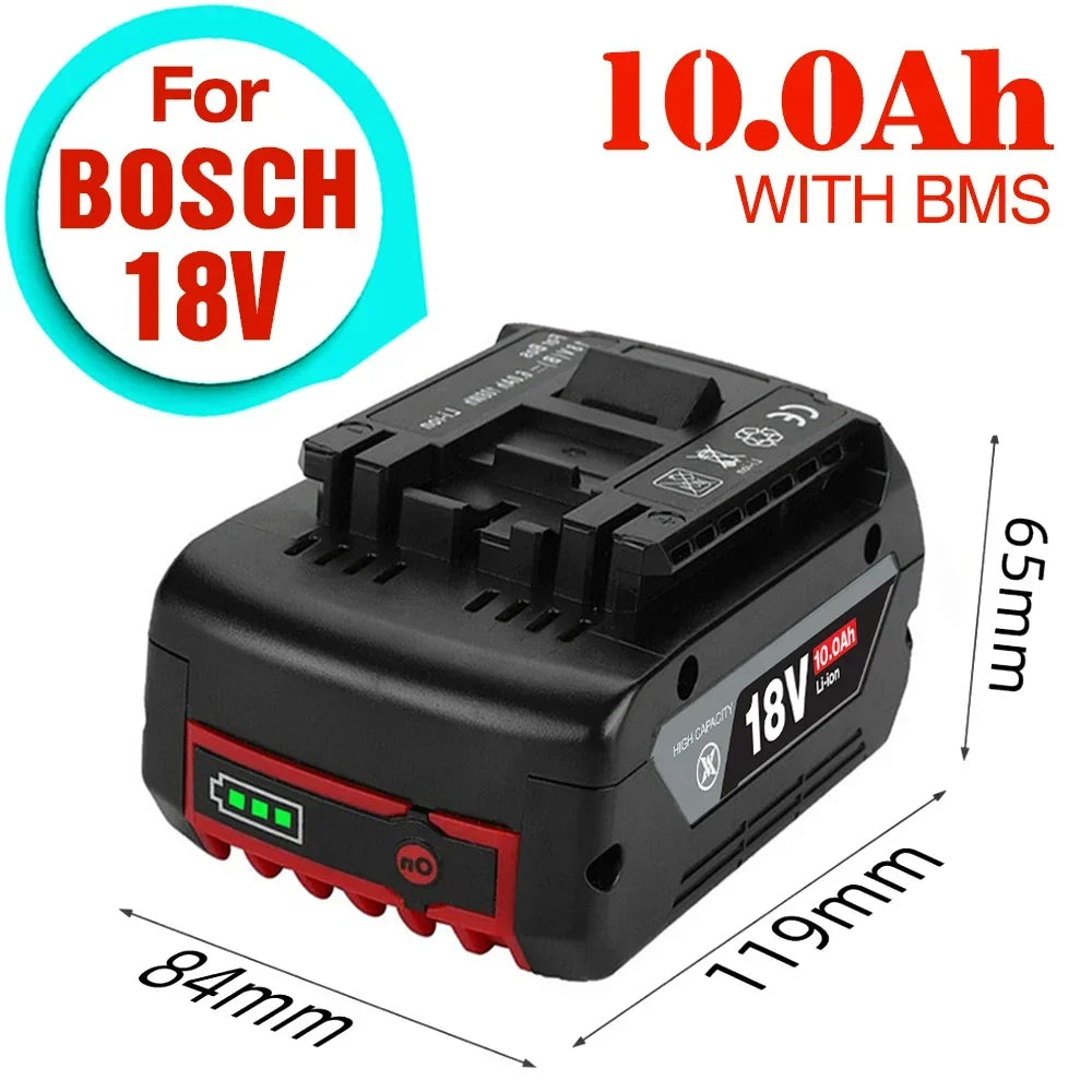 Bosch 18V professionnel GBA GBH GSR GSB BAT618 BAT609 BAT620 outil de batterie d'origine 18V 10.0Ah pour remplacer la batterie.