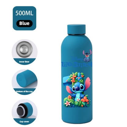 Gourde Stitch Disney 500ml Acier Inoxydable - Bouteille Eau Sport Isotherme