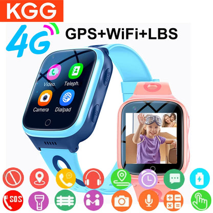 Montre Connectée GPS 4G Enfant - Appel Vidéo SOS Localisation